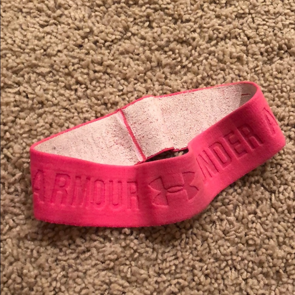 Pink Under Armour Headband